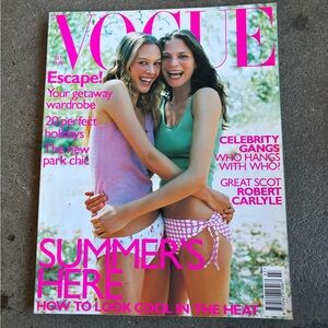 Vogue US July 1999 | Vintage American Fashion Magazine | 90s
